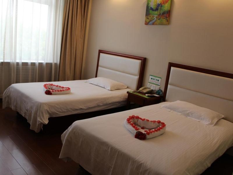 GreenTree Inn Shandong Jining Zoucheng East Kuangjian Road Business Hotel Bagian luar foto